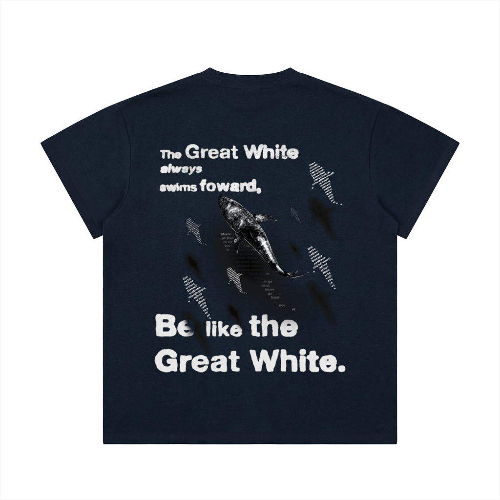 "Great White" Lightweight Cotton Classic Fit T-Shirt