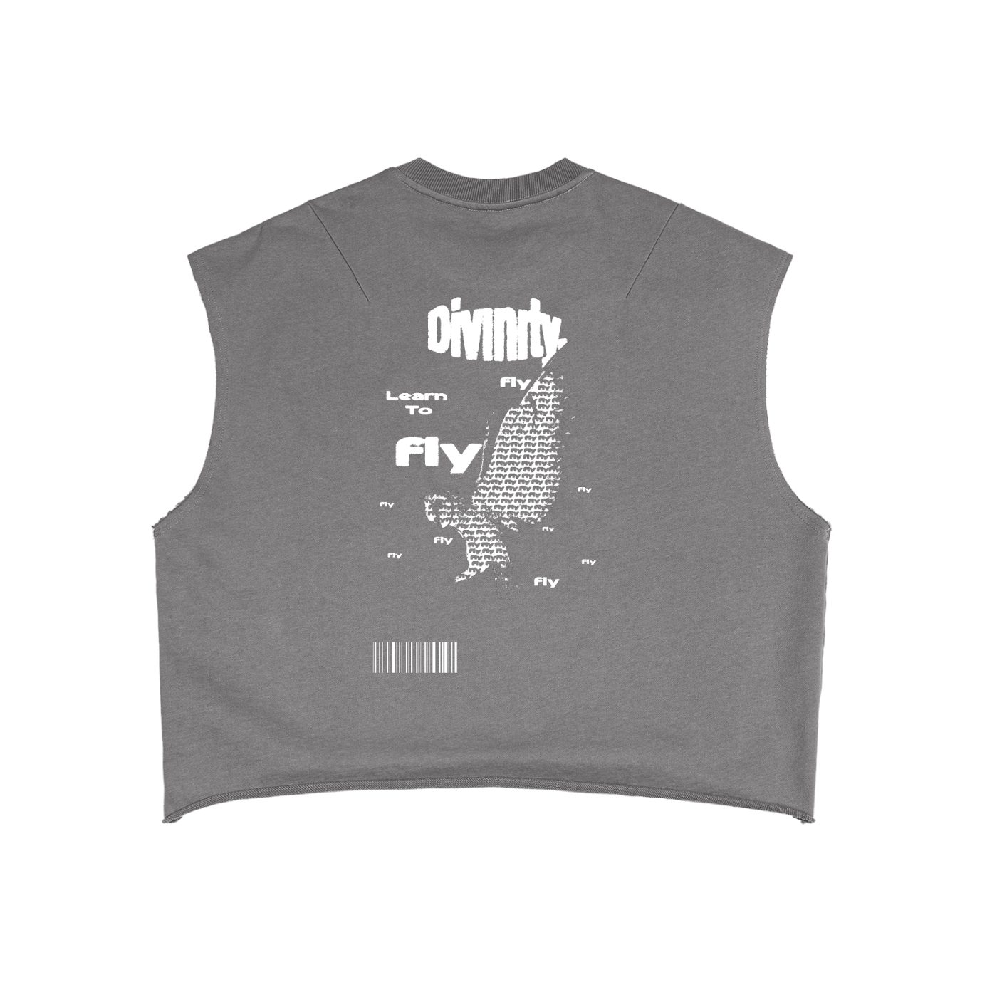 "Learn To Fly" French Terry Boxy Tank Top