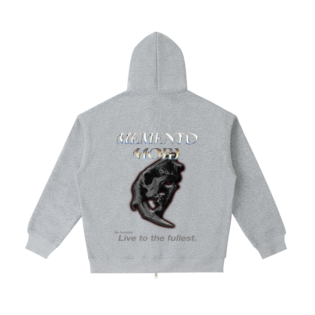 "Memento Mori" Essential Heavyweight Pocket Hoodie