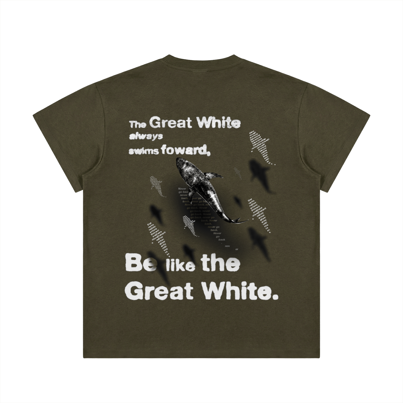 "Great White" Lightweight Cotton Classic Fit T-Shirt