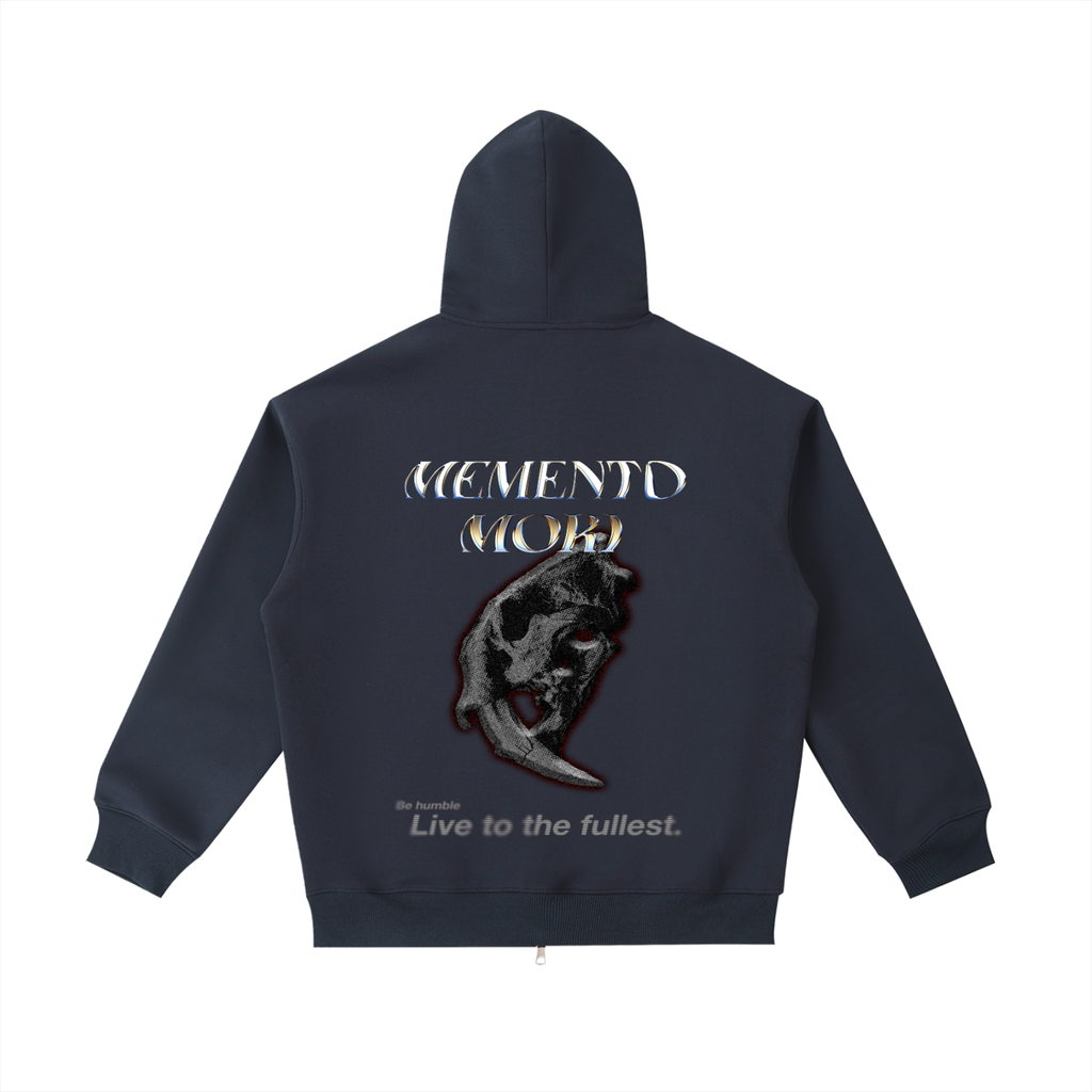 "Memento Mori" Essential Heavyweight Pocket Hoodie