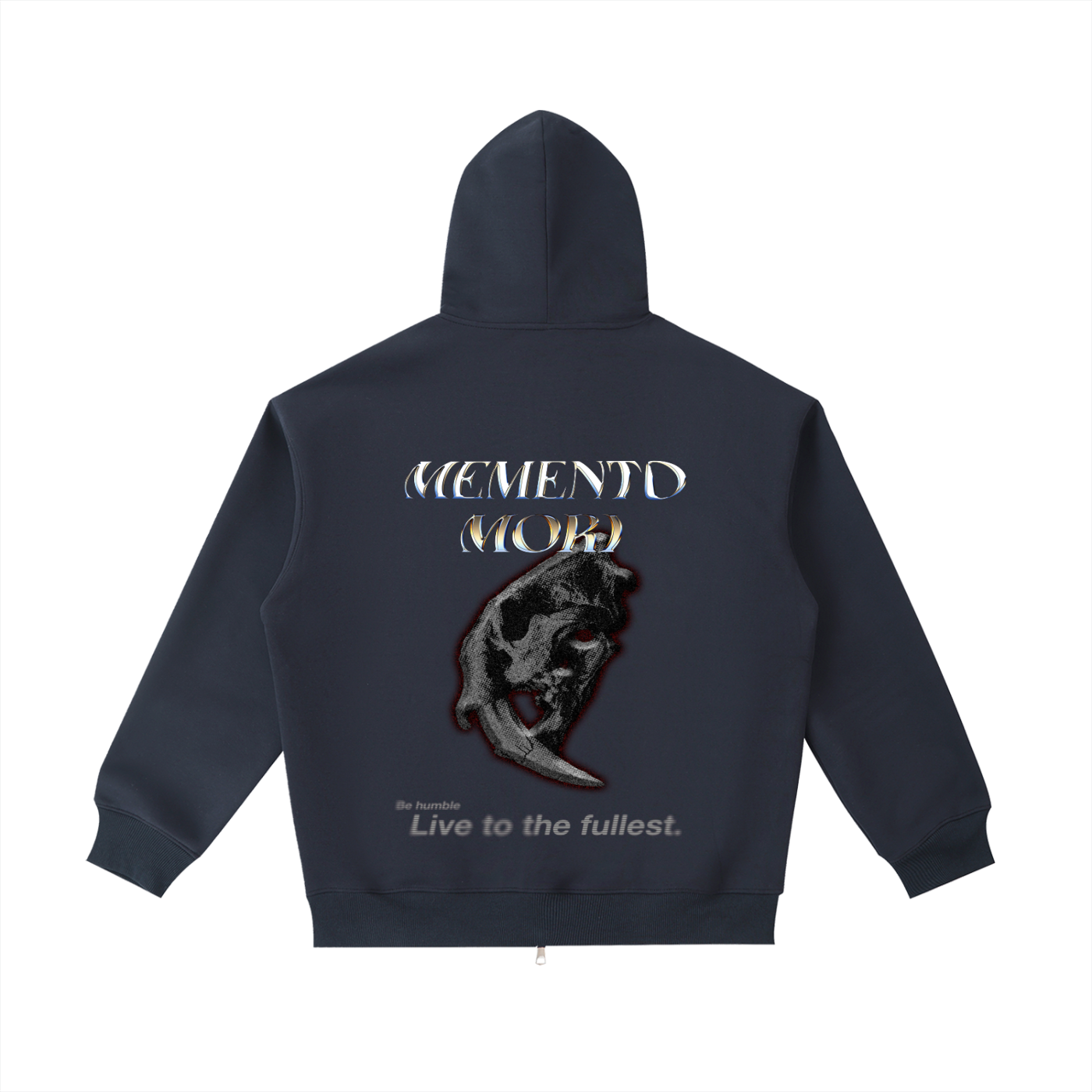 "Memento Mori" Essential Heavyweight Pocket Hoodie