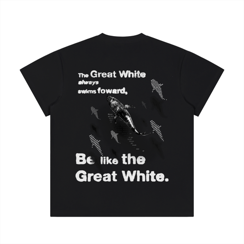 "Great White" Lightweight Cotton Classic Fit T-Shirt