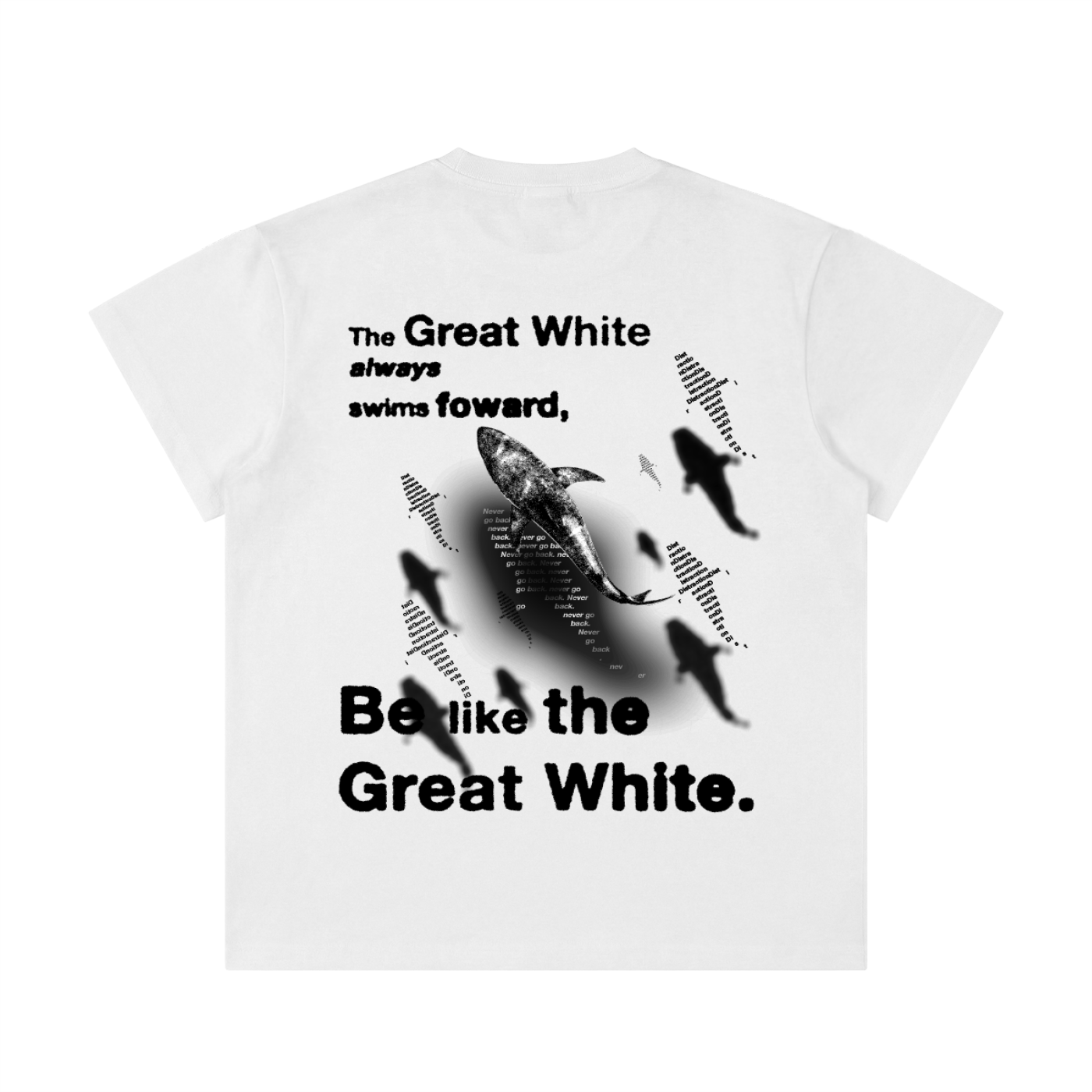 "Great White" Lightweight Cotton Classic Fit T-Shirt